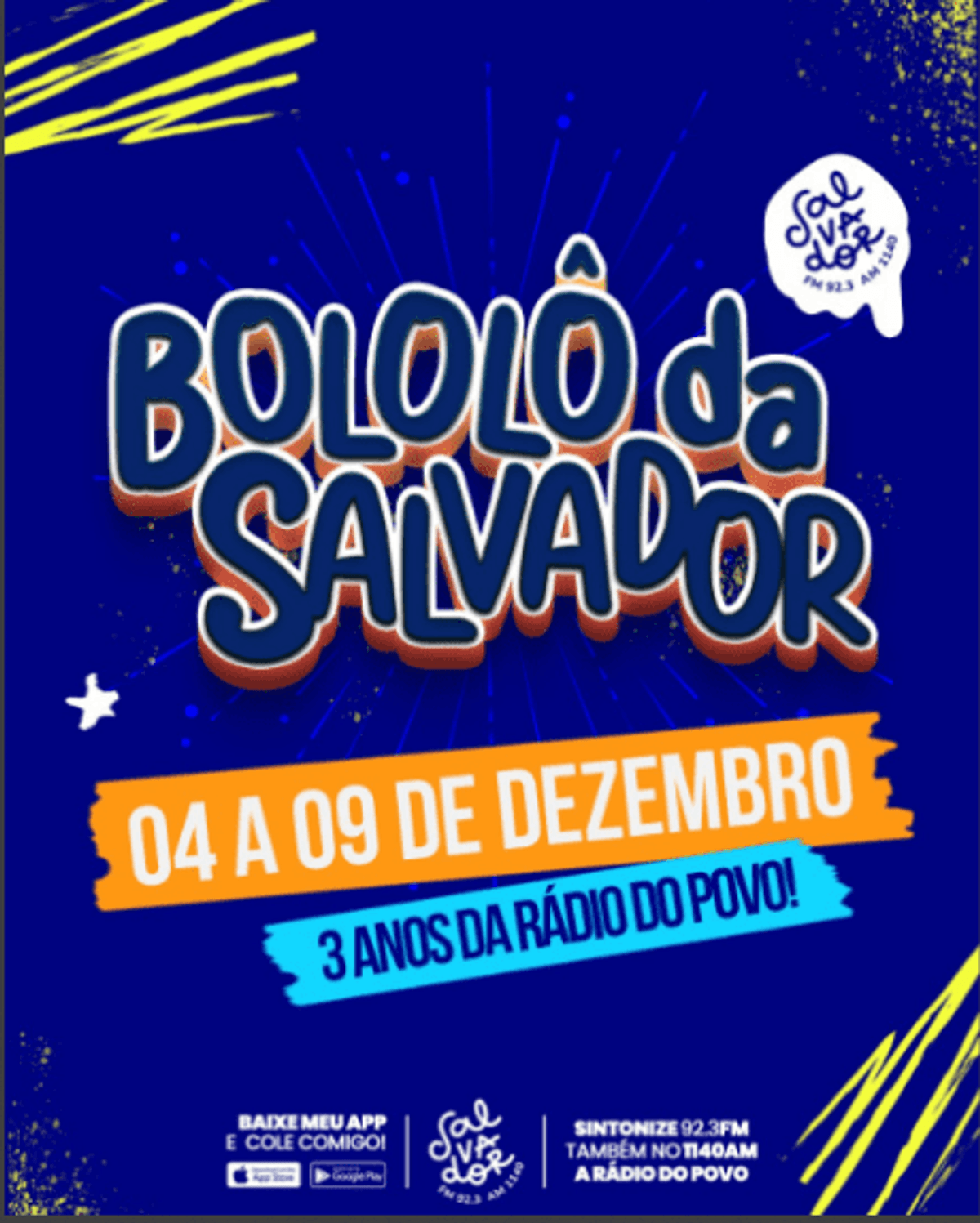 Salvador FM comemora três anos no ar com projeto especial em Salvador