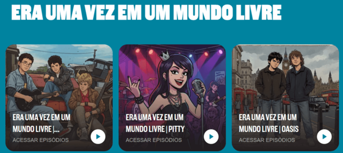 Mundo Livre FM investe em storytelling musical com o projeto “Era Uma Vez em um Mundo Livre”