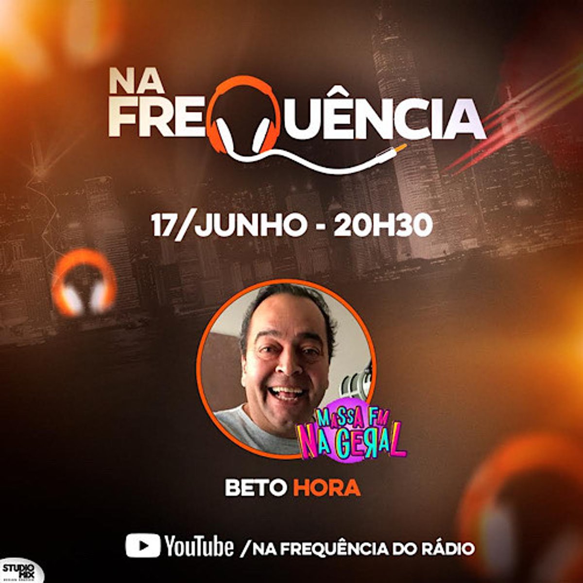 Radialista Beto Hora é o convidado desta quinta-feira do projeto "Na Frequência do Rádio"