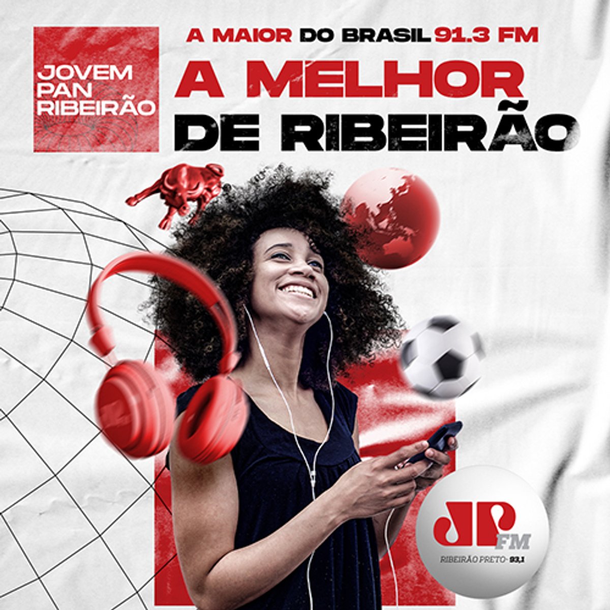 Jovem Pan FM lança campanha institucional sobre cobertura local na região de Ribeirão Preto