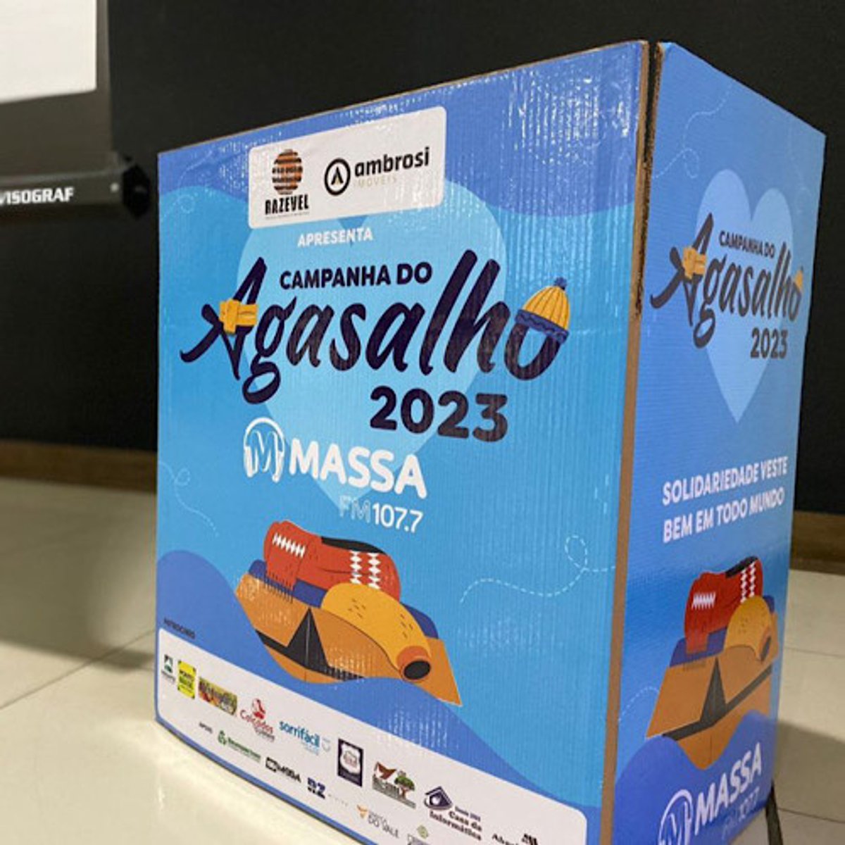 Massa FM lança, em Brusque (SC), Campanha do Agasalho 2023