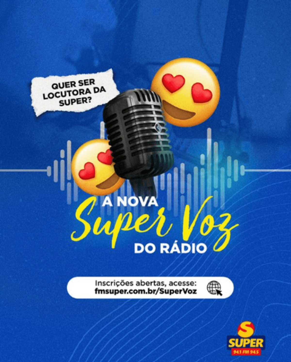 FM Super realiza concurso para contratação de nova locutora