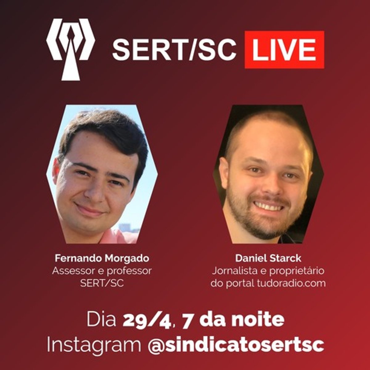 SERT/SC promove live para tratar sobre novidades e tendências do Rádio durante a pandemia do novo coronavírus