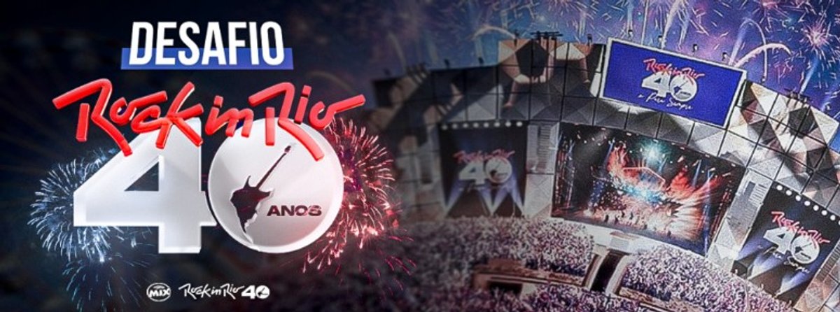 Rádio Mix FM realiza Desafio Mix Rock in Rio 40 anos e oferece ingressos para o festival
