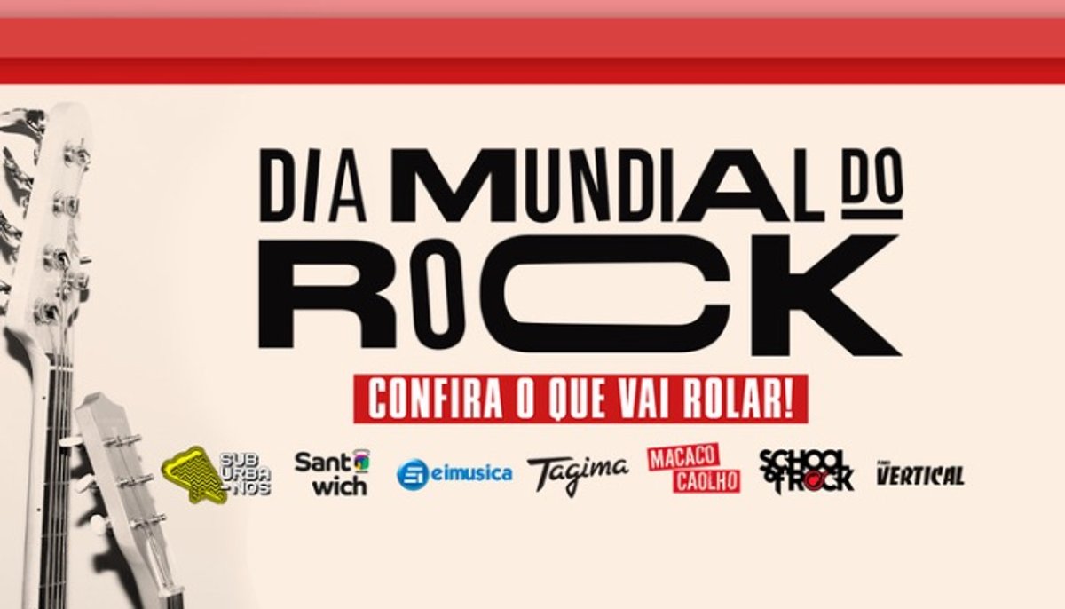 Rádio Cidade terá programação especial no Dia Mundial do Rock em ação com a 89 FM A Rádio Rock e Mundo Livre FM