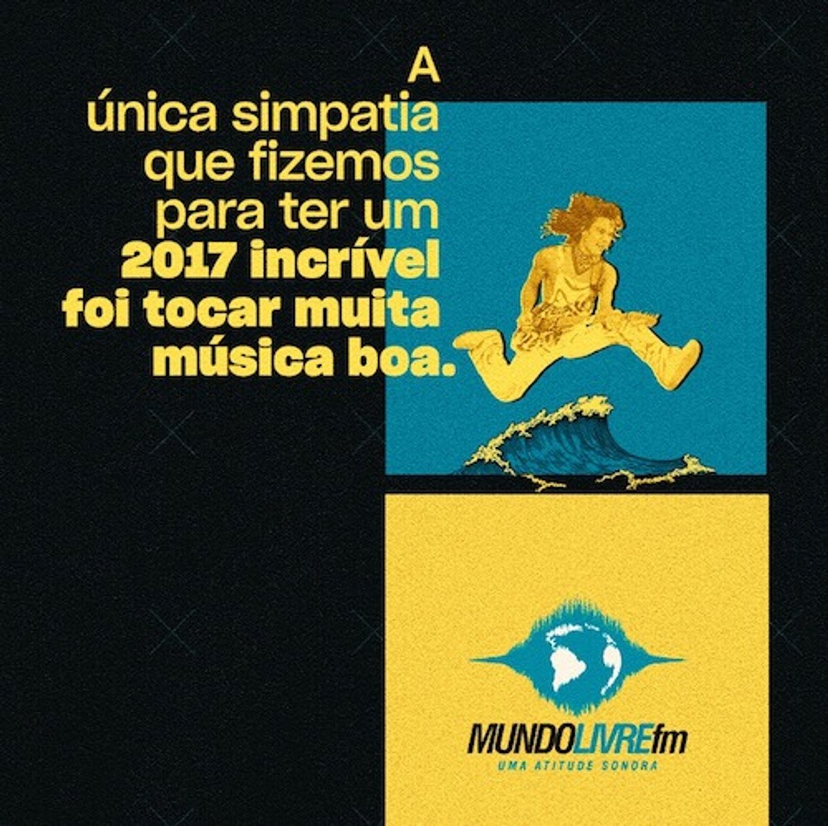 Mundo Livre FM realiza campanha sobre avanço na audiência, promove show internacional e ações de verão