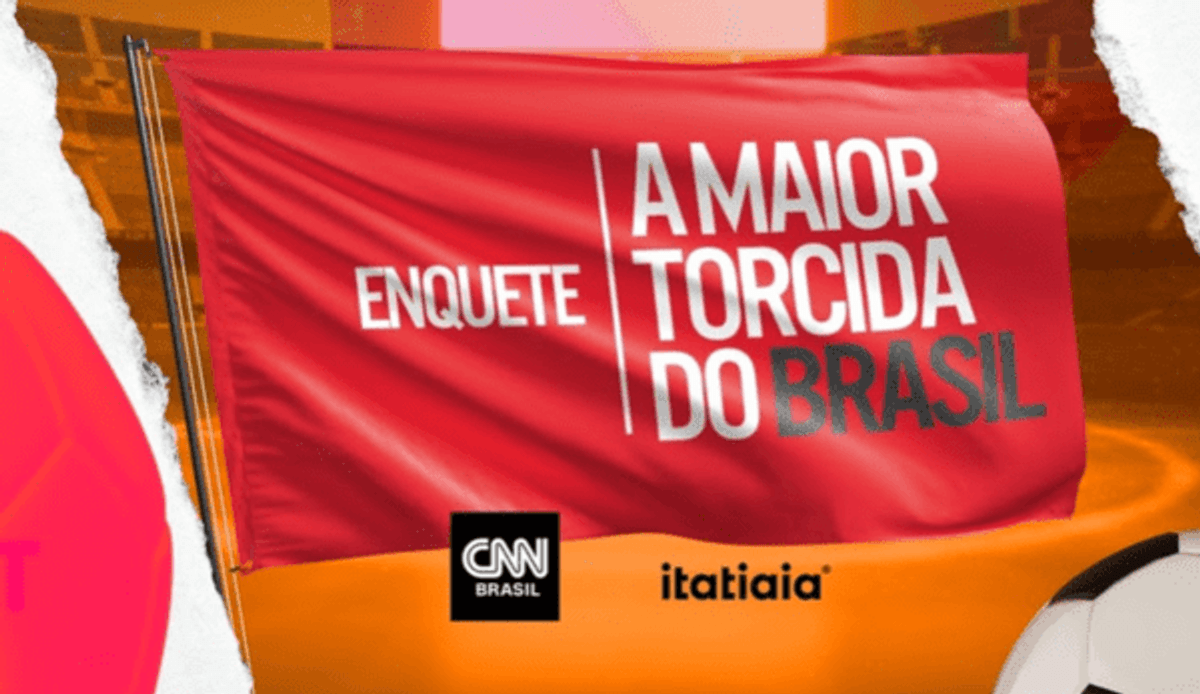 Rádio Itatiaia, em parceria com a CNN Brasil, lança enquete sobre a maior torcida do Brasil