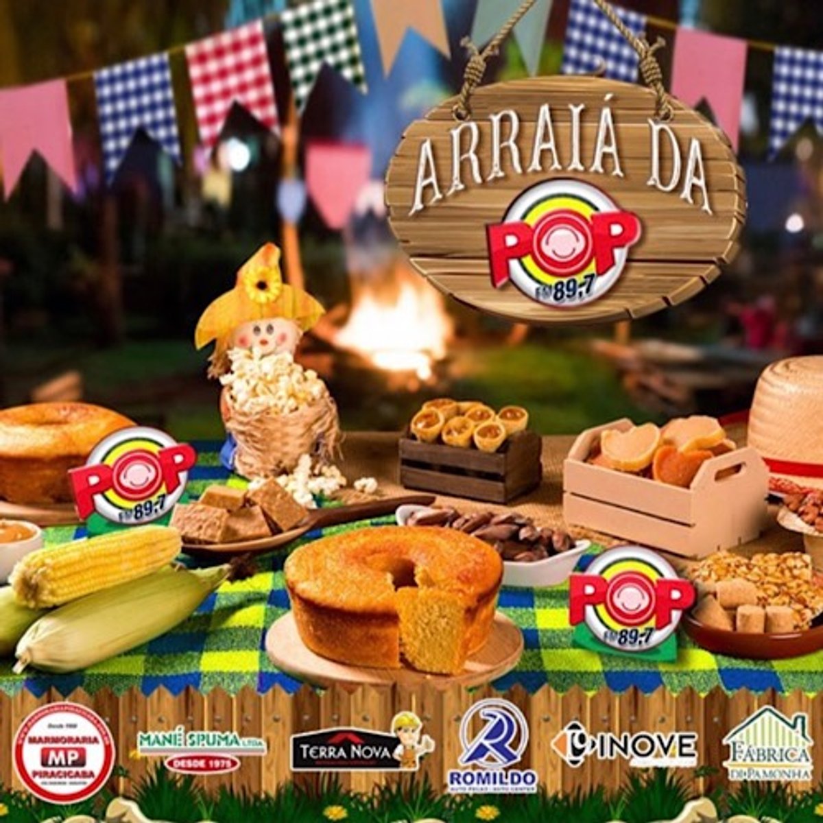 Pop FM realiza ação voltada ao período de festas juninas e sorteia cestas com produtos típicos da época