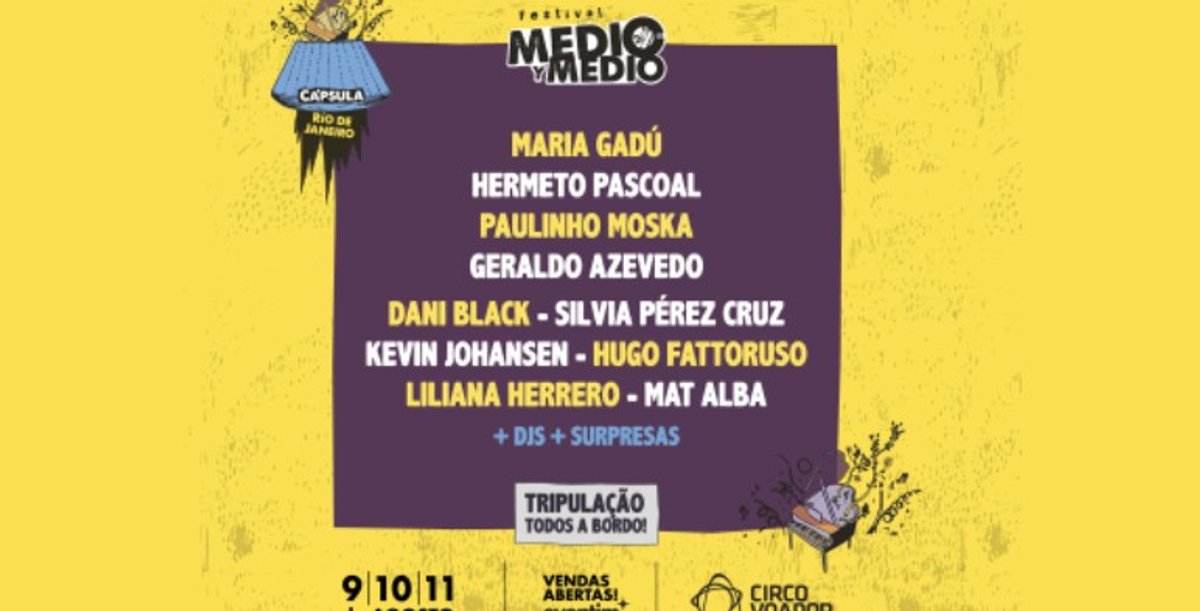 JBFM promove festival internacional Medio y Medio no Rio de Janeiro