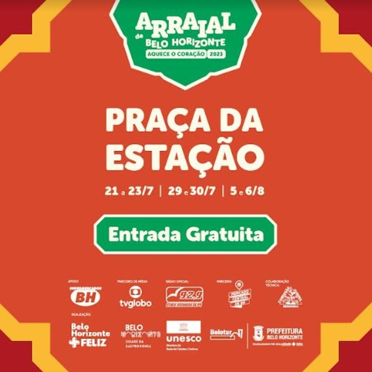 Liberdade FM é a rádio oficial do Arraial de Belo Horizonte
