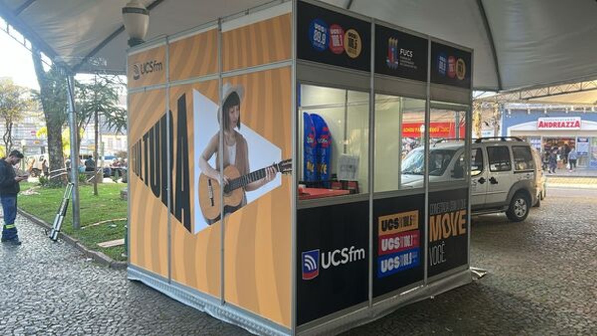 UCS FM é a rádio oficial da 41ª Feira do Livro de Caxias do Sul (RS)