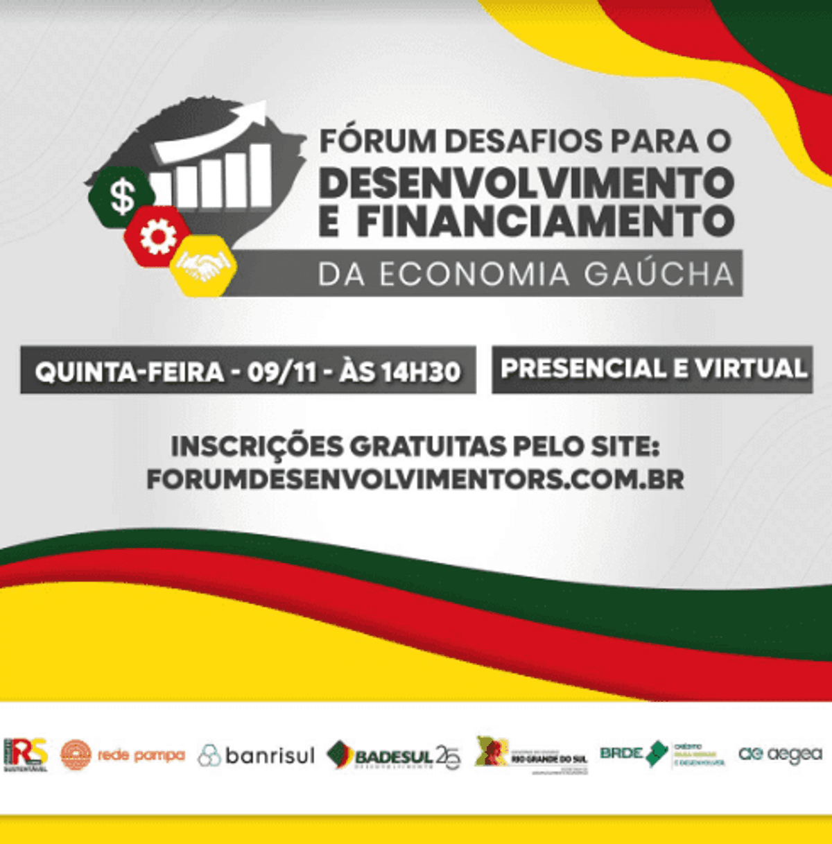 Rádio Liberdade vai transmitir o "Fórum Desafios para o Desenvolvimento e Financiamento da Economia Gaúcha" em Porto Alegre