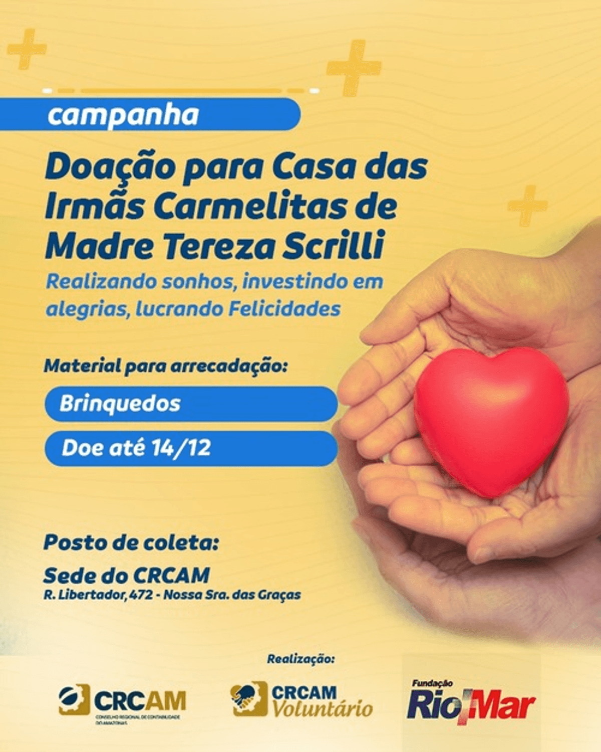 Rádio Rio Mar FM promove parceria em campanha de arrecadação de brinquedos para o Natal em Manaus (AM)