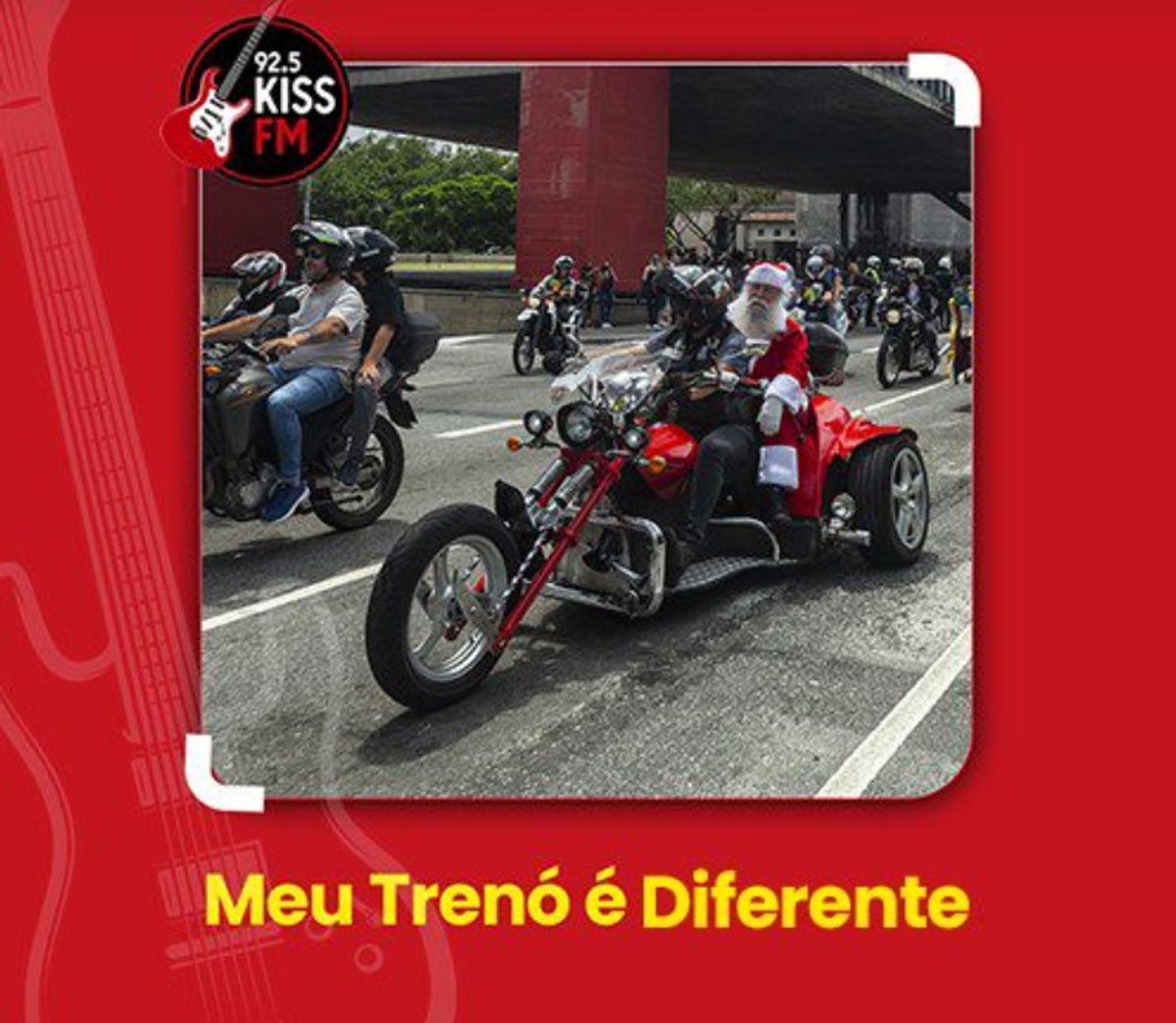 Kiss FM promove passeio solidário “Meu Trenó é Diferente” neste sábado (6) em São Paulo