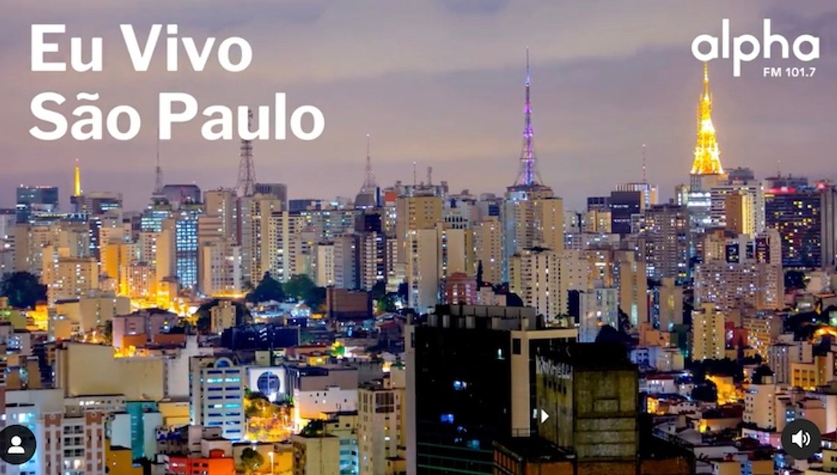 Alpha FM realiza ação "Eu Vivo São Paulo" para comemorar 467 anos da capital paulista