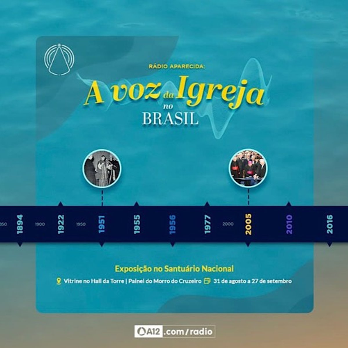 Rádio Aparecida promove exposição que retrata os seus 71 anos de trajetória