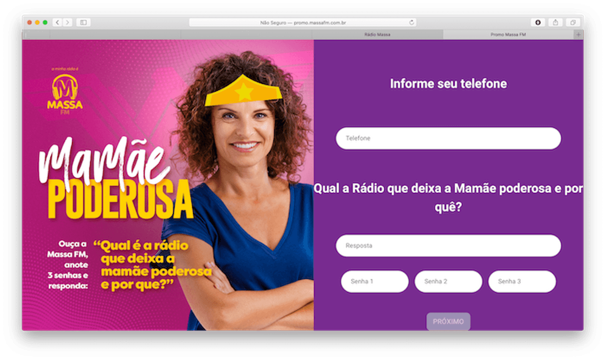 Massa FM executa quarta edição da ação Mamãe Poderosa e utiliza plataforma que permite auto-cadastro dos ouvintes