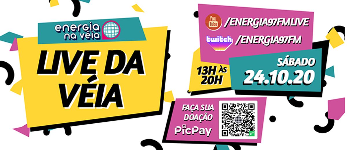 Energia 97 realiza live com DJs conhecidos para levantar fundos aos profissionais que estão sem atuar desde março