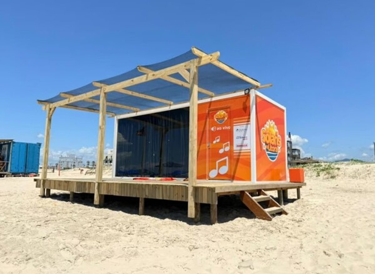 Grupo Solaris estreia estúdio em contêiner à beira-mar no retorno do projeto Solaris no litoral gaúcho