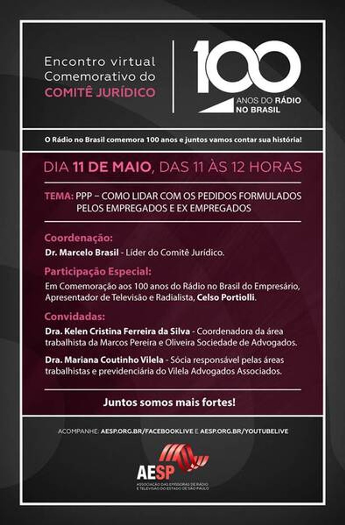 AESP promove reunião virtual e eventos presenciais em São Paulo