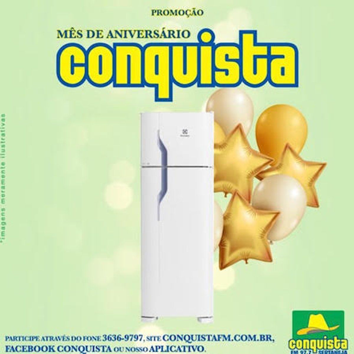 Conquista FM elabora ação especial de aniversário e anuncia série de premiações