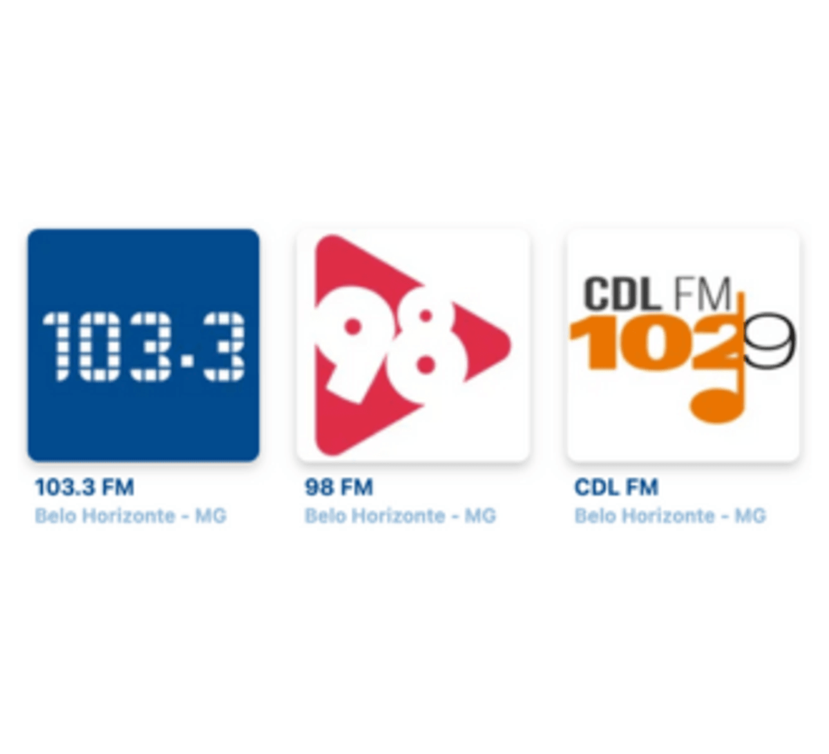 103.3 FM segue executando músicas sob curadoria da 98 FM em Belo Horizonte