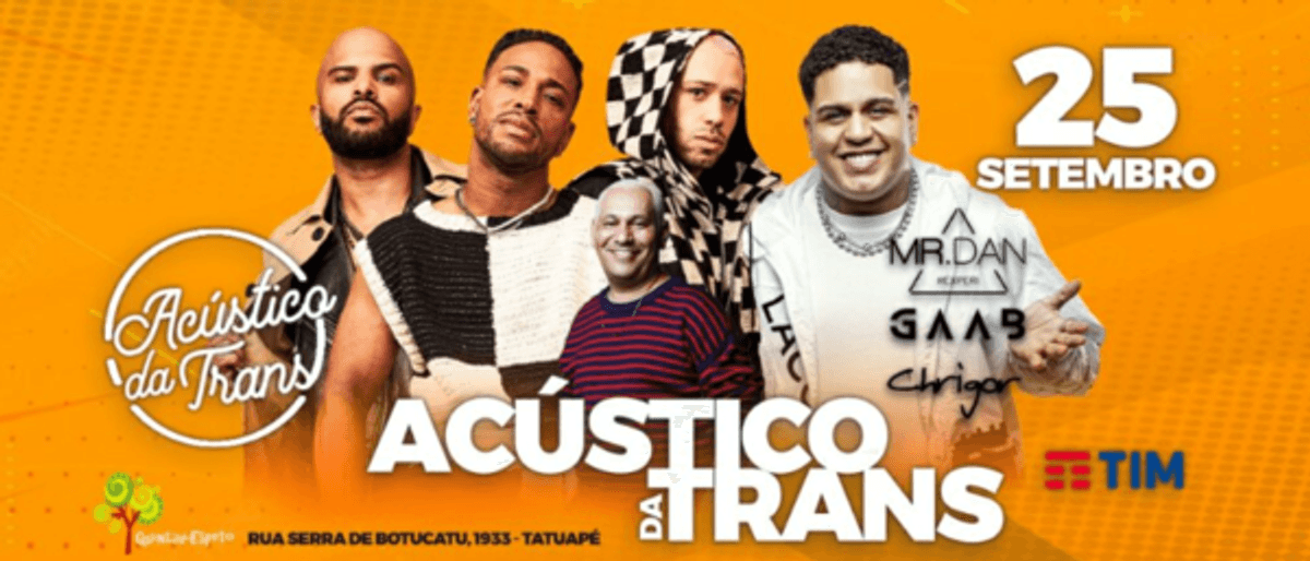 Transcontinental FM anuncia atração para o Acústico da Trans de setembro em São Paulo