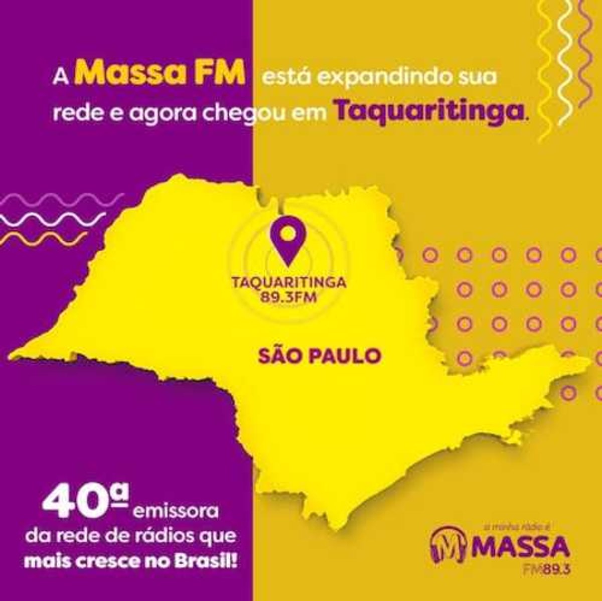 Massa FM estreia hoje mais uma afiliada em São Paulo. Barretos também contará com emissora até o final do mês