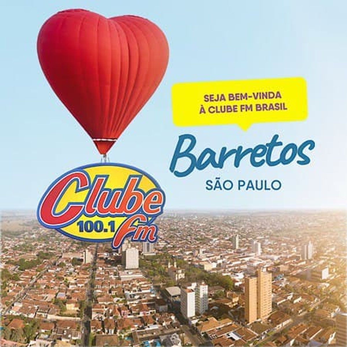 Rede Clube FM Brasil já está no ar operando em Barretos (SP)