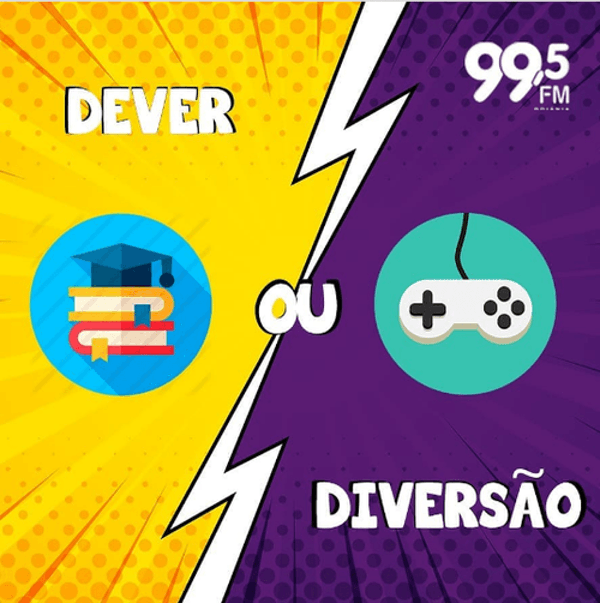 Rádio 99,5 FM realiza ação para sortear Playstation 4 e bolsa de estudos em Goiânia