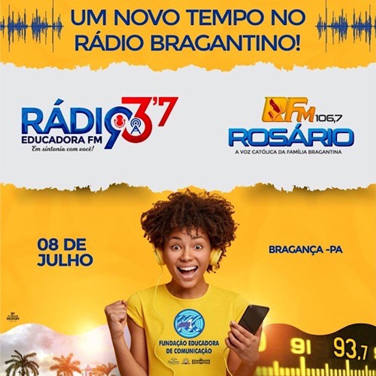 Rádio Educadora conclui migração AM-FM no nordeste do Pará. Mudança altera nome da FM ligada ao grupo