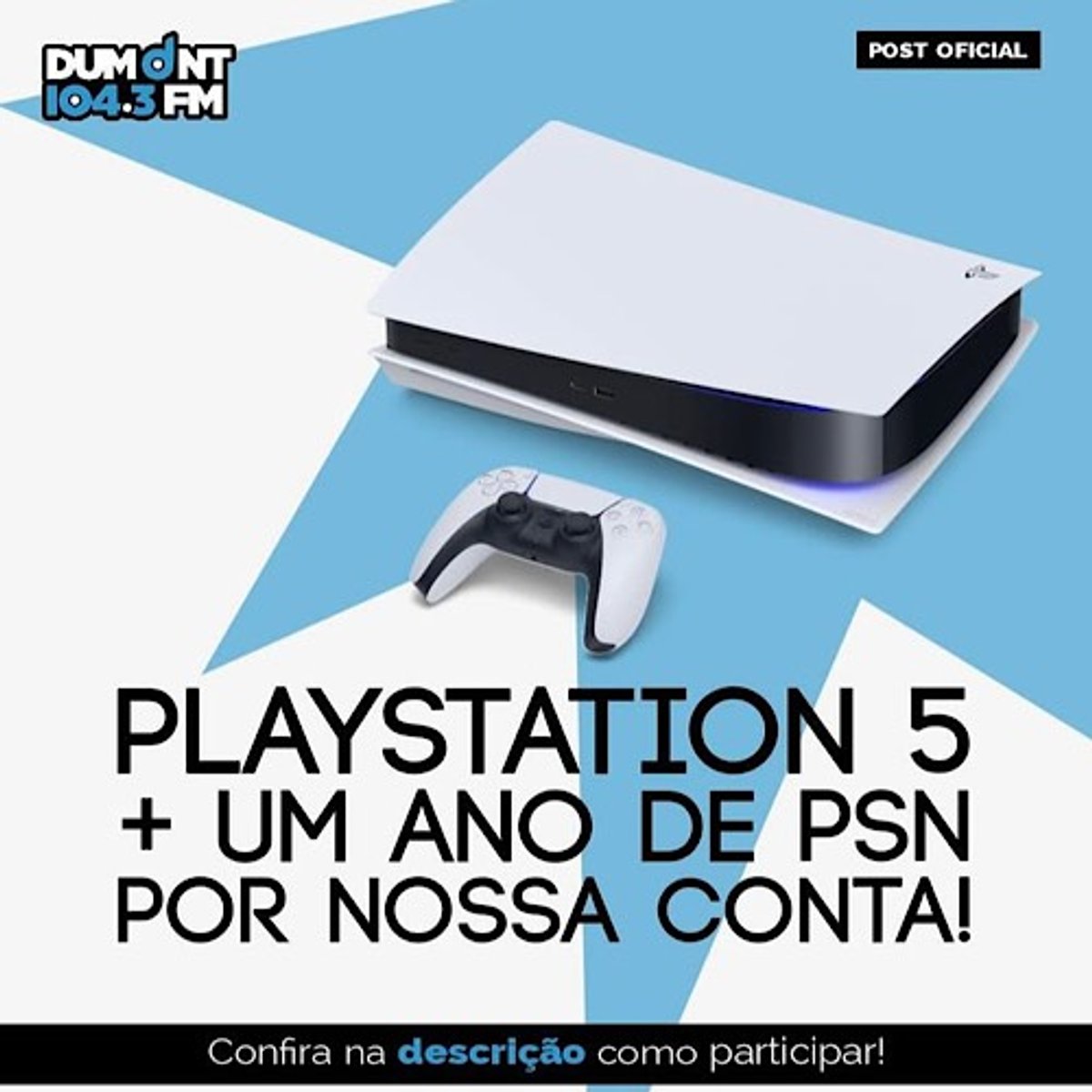 Dumont FM realiza ação para sortear Playstation 5