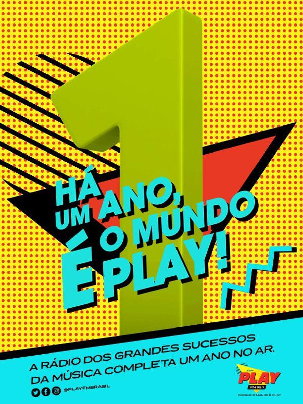 Play FM completa seu primeiro ano em São Paulo