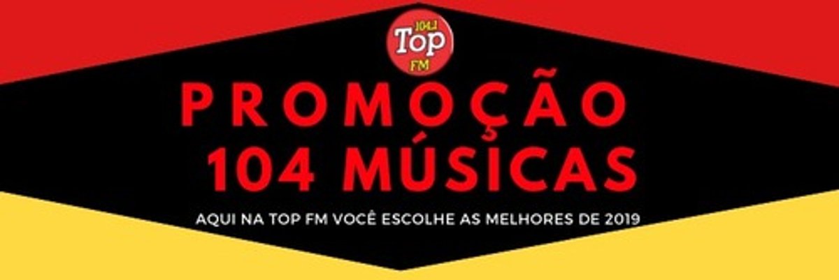 Top FM faz ação para escolha das 104 músicas mais tocadas do ano e audiência concorre a prêmios