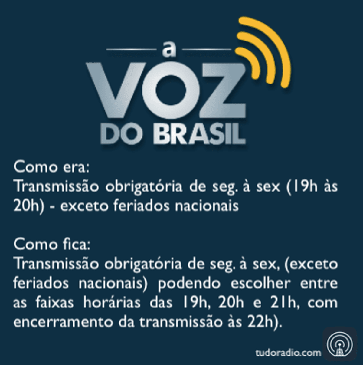 Presidente Temer sanciona flexibilização da transmissão da A Voz do Brasil