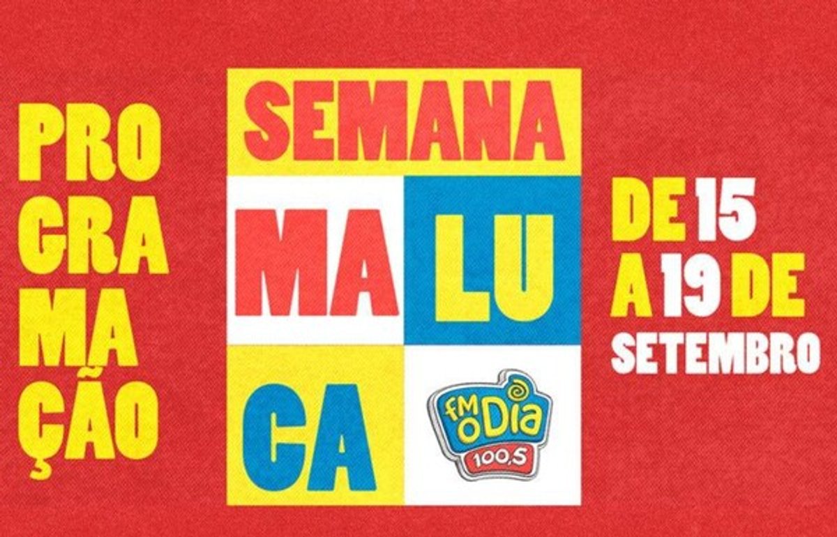 FM O Dia promove edição especial da "Semana Maluca" com shows ao vivo em sua sede no Rio de Janeiro