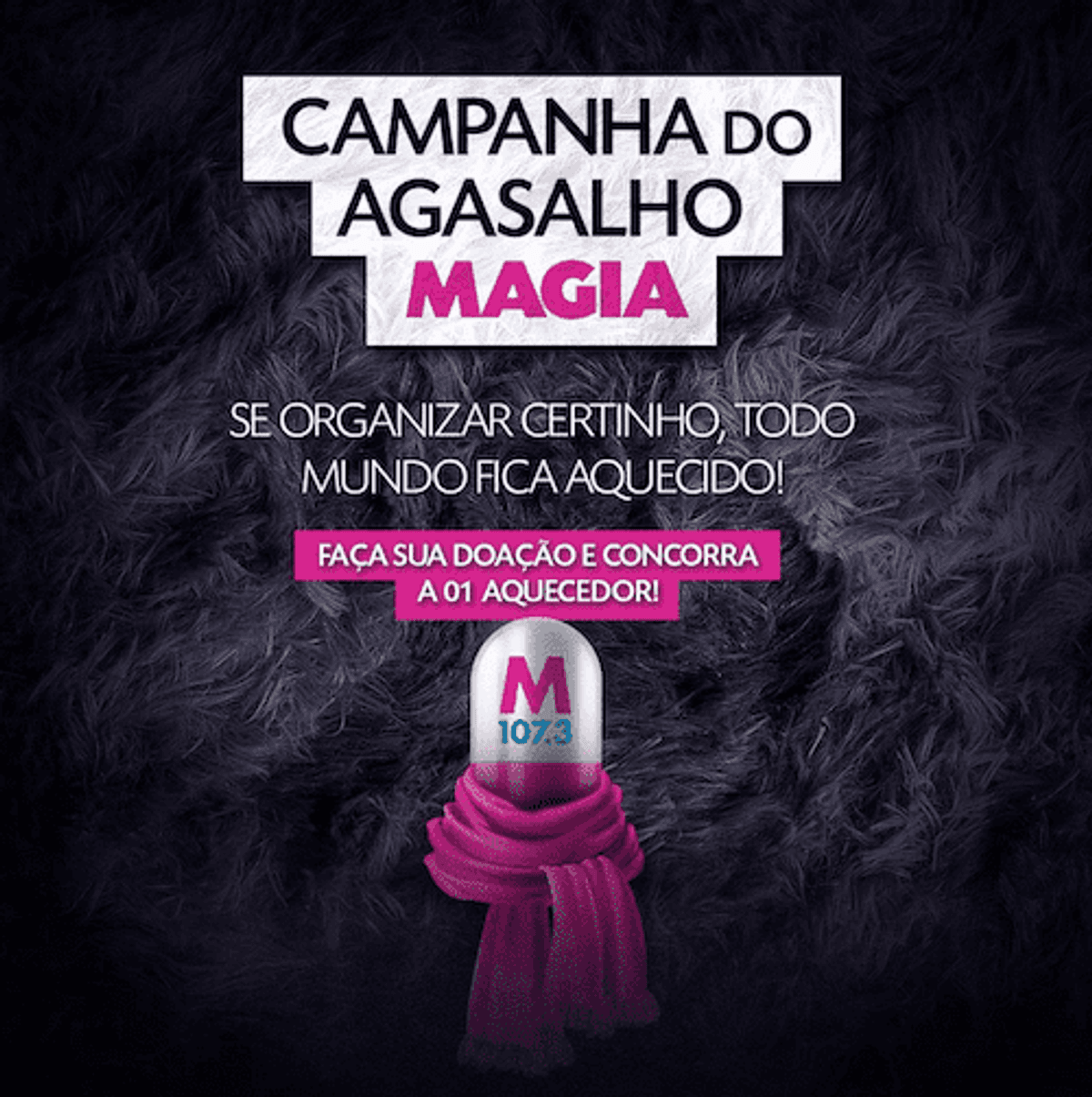 Em alta de audiência, Magia FM promove evento do Dia Mundial do Rock e realiza campanha do agasalho