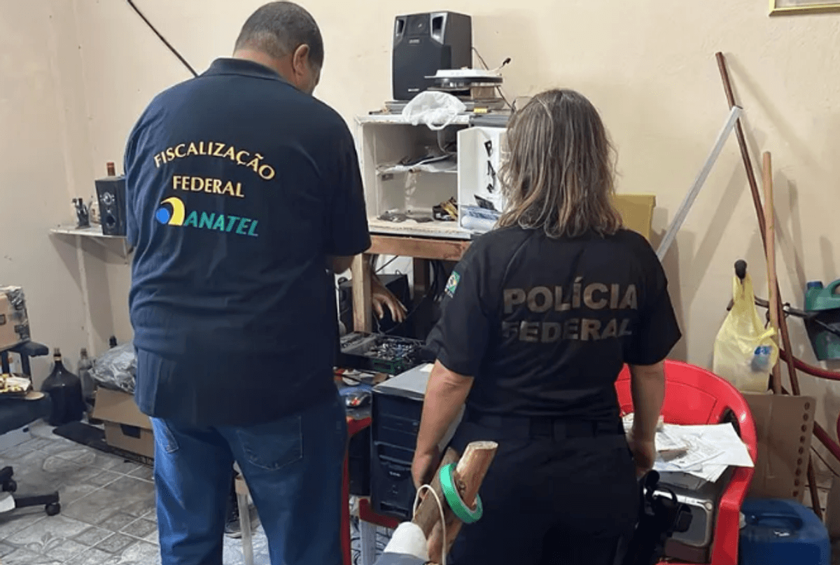 PF realiza operação em Angra dos Reis (RJ) e desativa cinco rádios clandestinas