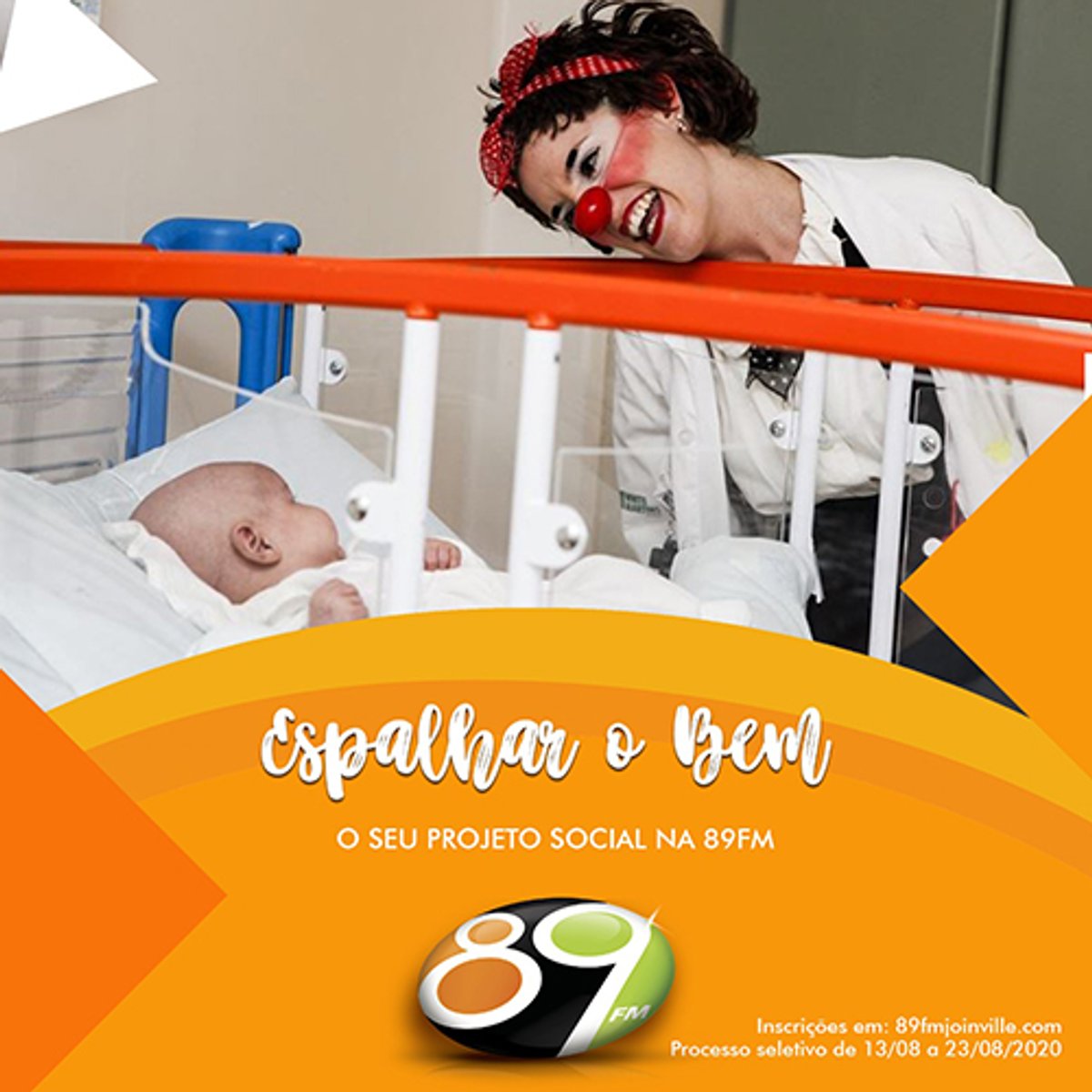 Rádio 89 FM abre espaço gratuito em sua grade para divulgação de projetos sociais em Joinville