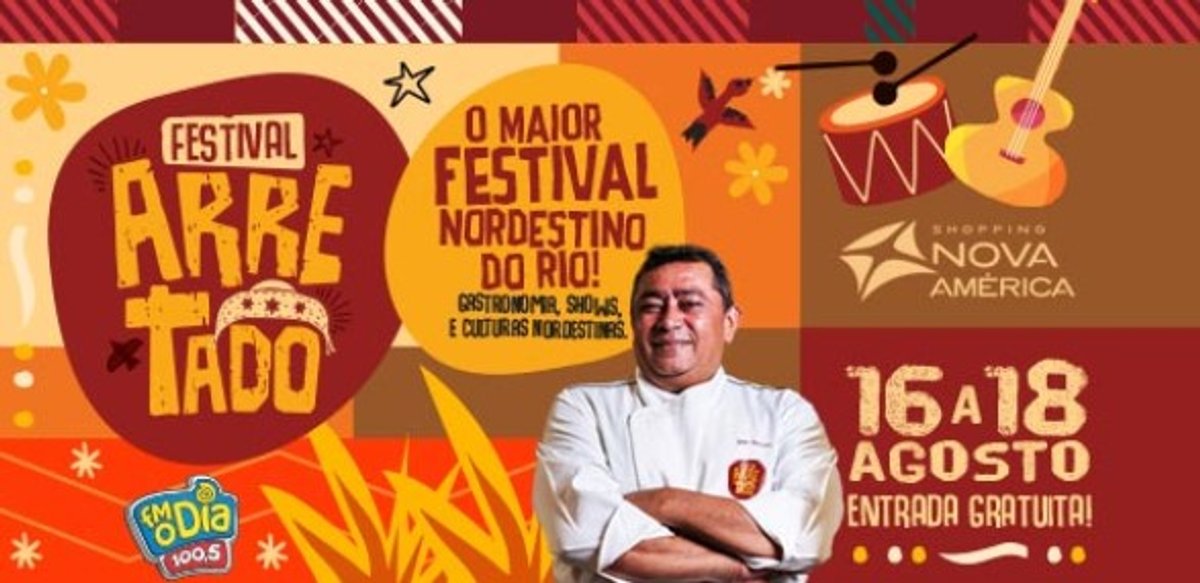 FM O Dia promove o Festival Arretado no Shopping Nova América, no Rio de Janeiro