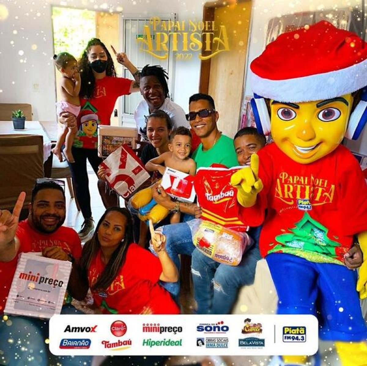 Piatã FM retoma realização do projeto Papai Noel Artista em Salvador (BA)