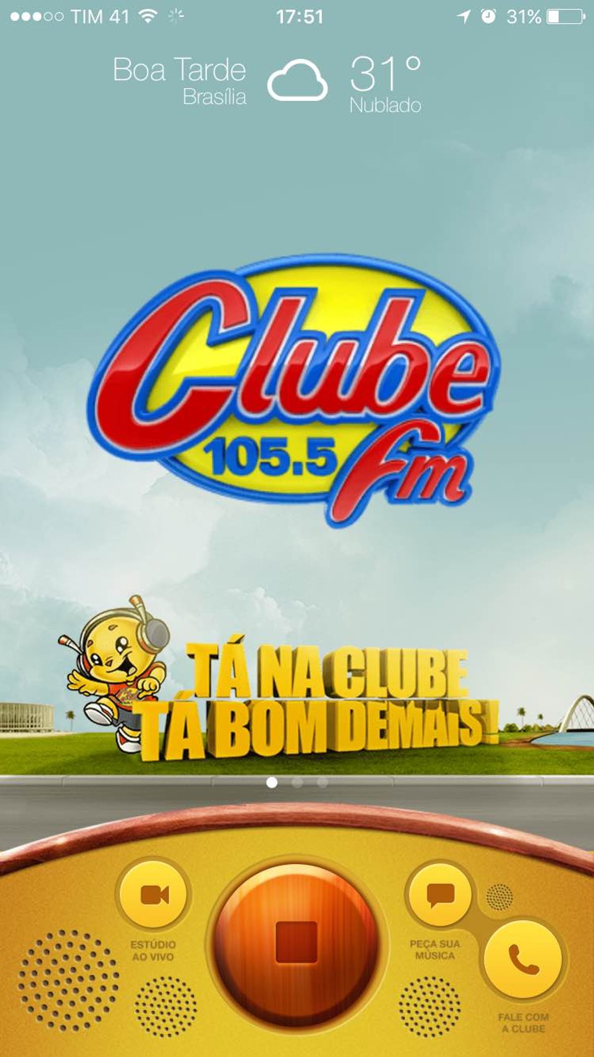 Exclusivo: Clube FM completa 1 ano em Goiânia e lança aplicativo em Brasília