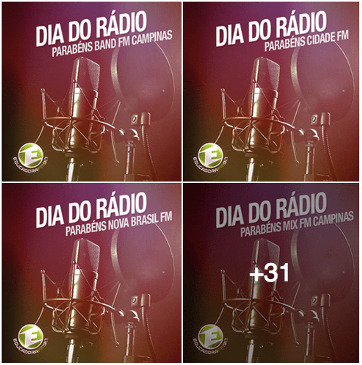 Especial: Educadora FM cria campanha do “Dia do Rádio” e parabeniza a concorrência