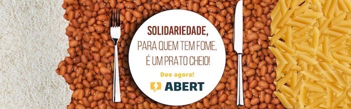 ABERT lança campanha voltada ao combate contra a fome. Material já está disponível para veiculação