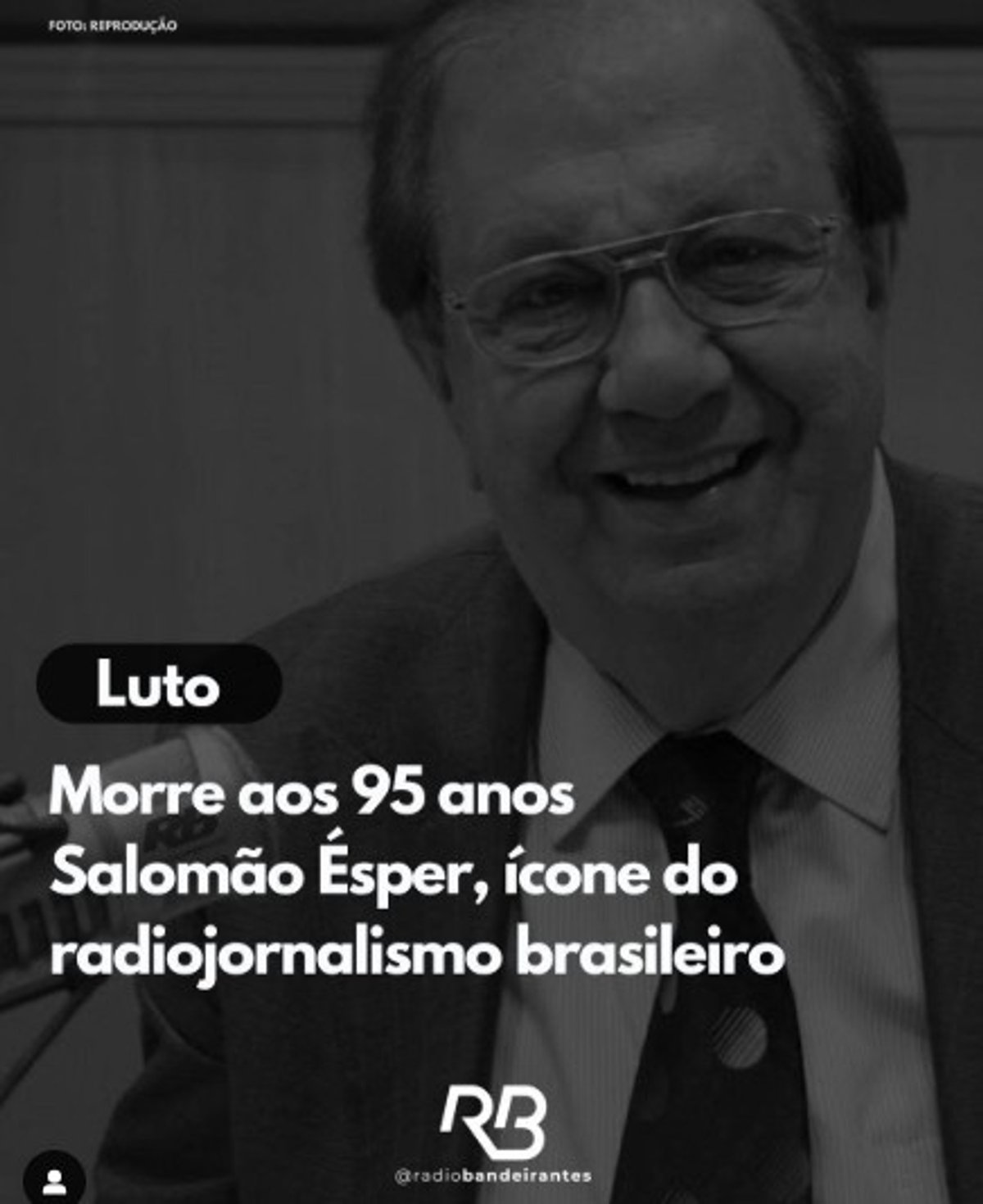 Jornalista Salomão Ésper morre aos 95 anos em São Paulo