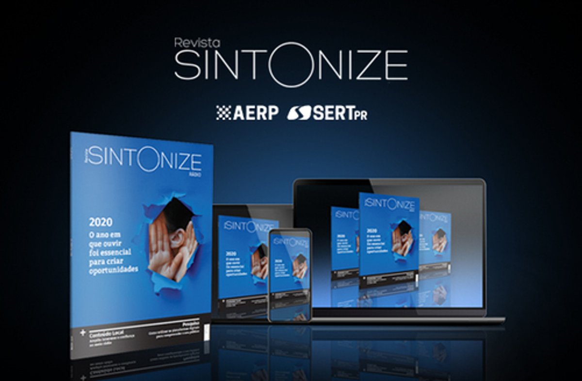 AERP e SERT-PR lançam edição 2020 da Revista Sintonize. Publicação anual traz entrevistas e informações ao radiodifusor