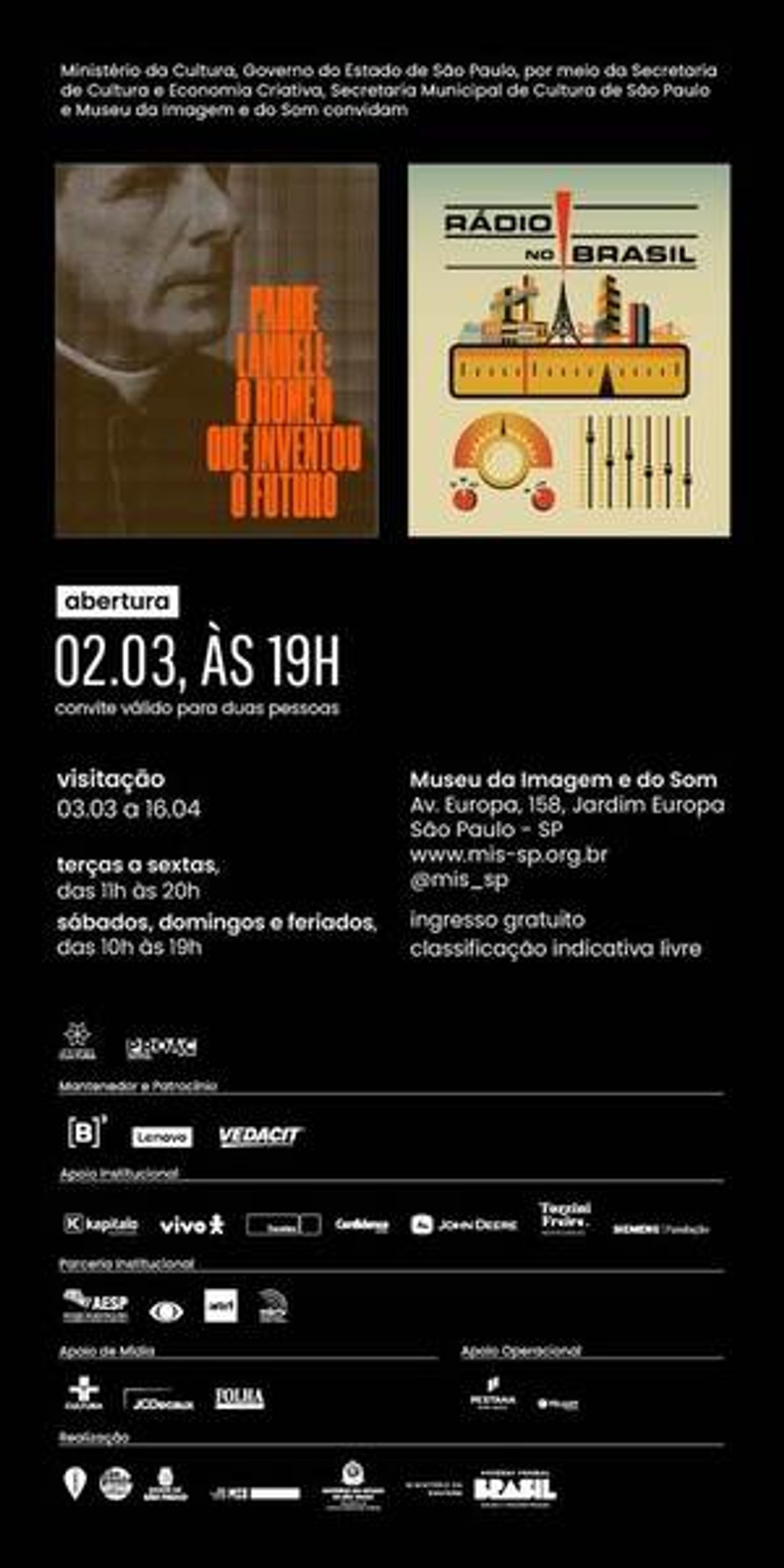 Museu da Imagem e do Som de São Paulo (MIS-SP) realiza exposição sobre o Padre Landell de Moura