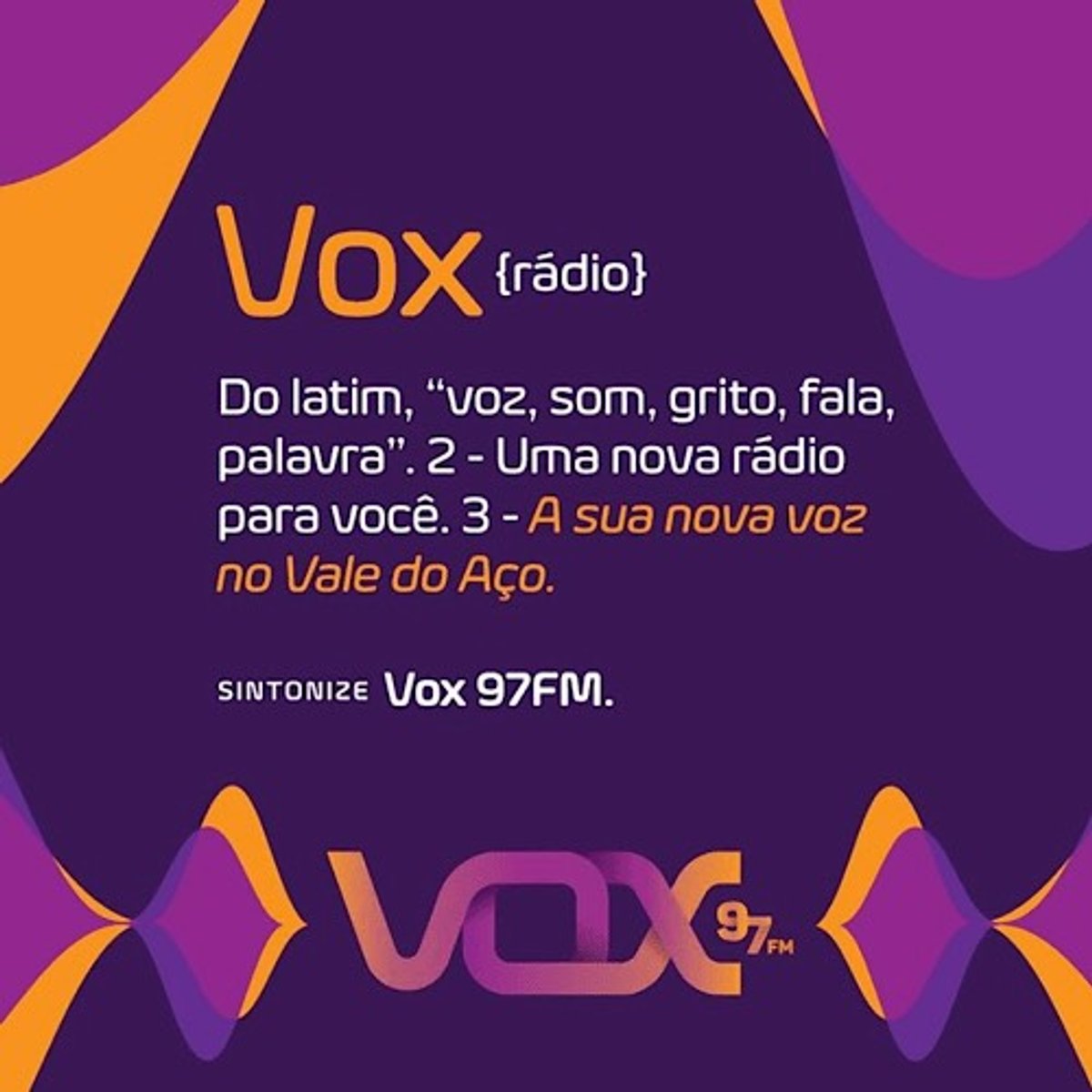 Vox 97 FM projeta estreia para a próxima semana no Vale do Aço, em Minas Gerais