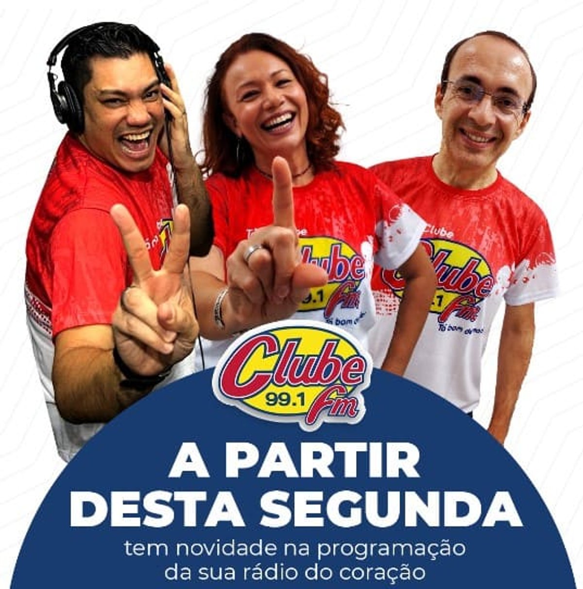 Clube FM inicia a semana com novidades em sua programação no Recife (PE)