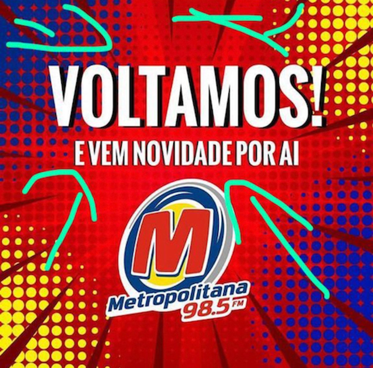 Plantão: Metropolitana FM informa audiência sobre presença única em 98.5 FM de São Paulo